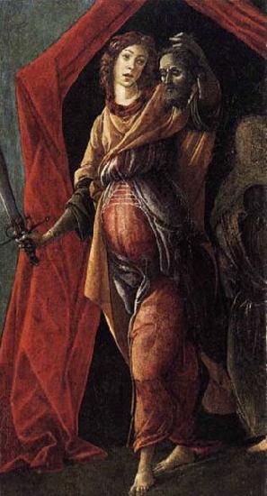 BOTTICELLI, Sandro Judith Leaving the Tent of Holofernes oil painting picture